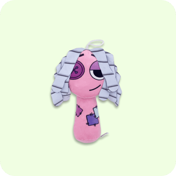 Blue Hair Pink Elf Sprunki Plush