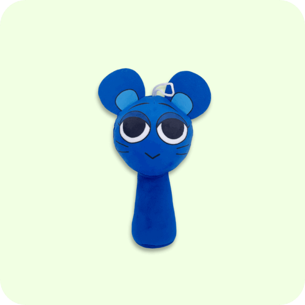 Blue Mouse Sprunki Plush
