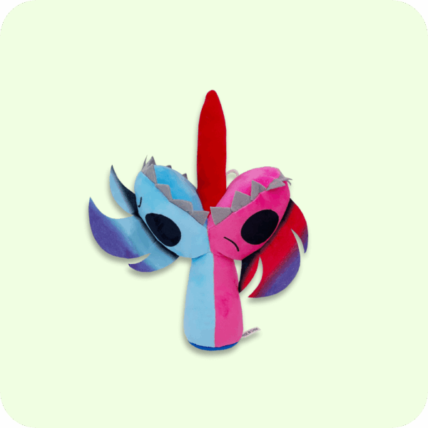 Red And Blue Piranha Sprunki Plush