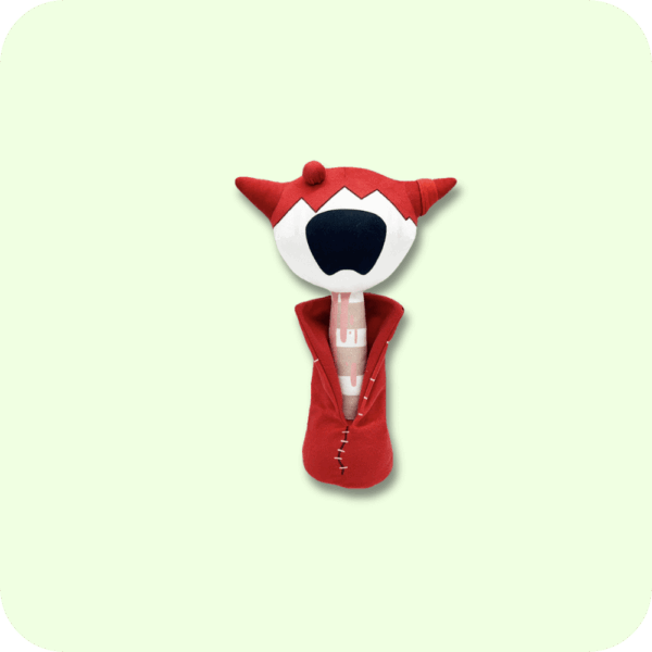 Red Double Horn Sprunki Plush