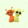 Orange Yellow Conjoined Twins Sprunki Plush