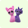 Pink And Purple Conjoined Sprunki Plush